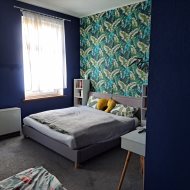 Duże mieszkanie z kominkiem i miejskim ogrzewaniem