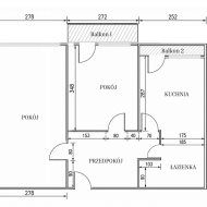 42m | 2 pokoje |C.O miejskie|2p/4|2 balkony